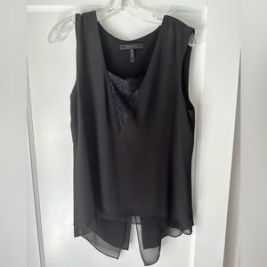 BCBG top with lace detail